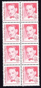 Scott #2173a Luis Munoz Marin Block of 8 Stamps - MNH - Picture 1 of 2