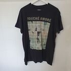 Touche Amore T-Shirt L Music Band Merch Screamo Emo Hardcore Black Graphic