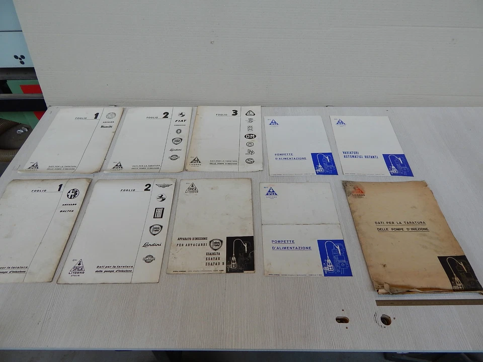 LOTTO MATERIALE SPICA PER OFFICINA vintage - Immagine 1 di 4