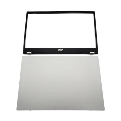 IPARTGO For Acer Aspire A315-24P 24PT A515-58M Top Back Cover/ Bezel 60.KDEN2.002 Silver