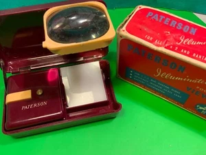 Patterson illuminated pocket viewer,for 2x2 and bantam slides,made in England, - Picture 1 of 11