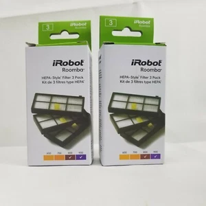 2 x iRobot Roomba 800 900 Serie Hepa-Style Filter 3er Pack (6 Filter) - Bild 1 von 8