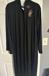 Wizarding World Of Harry Potter Robe Unisex Size XL Black Gryffindor (Q) - Picture 1 of 8