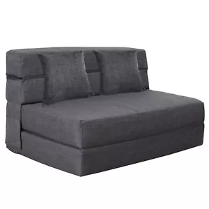 Nigoone Queen Size Folding Sofa Couch Memory Foam with 2 Pillows Sleeper Chair - Picture 1 of 7
