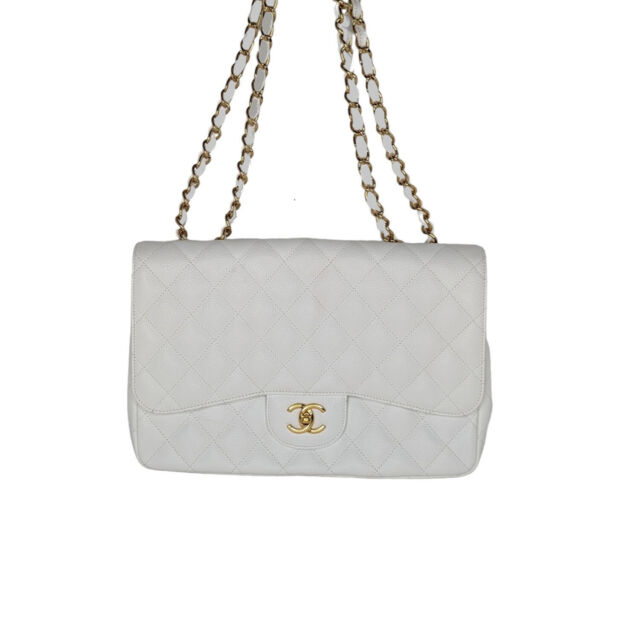 Snag the Latest CHANEL White Quilted Bags & Handbags for Women with Fast  and Free Shipping. Authenticity Guaranteed on Designer Handbags $500+ at  .