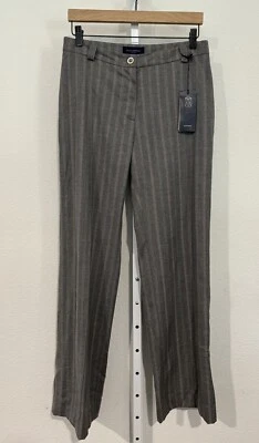 PIAZZA SEMPIONE Pants Womens 44 Faye Stretch Wool Tapered Cropped Ankle - Image 1 of 4