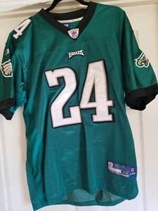 Reebok Philadelphia Eagles #24 Asomugha NFL On Field Football Jersey Size 48 NEW - Picture 1 of 8