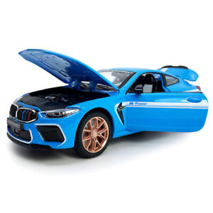 1:24 BMW M8 Coupe Model Car Diecast Metal Toy Cars Gift Toys for Kids Boys Blue