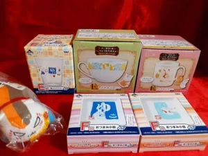 Natsume's Book of Friends Goods lot set 6 Ichiban kuji plate Nyanko-sensei - Picture 1 of 9