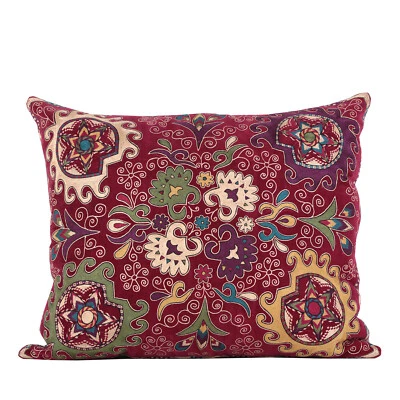 Suzani Pillow Cover Uzbek Brand New 25.39" x 29.72" FREE Fast Shipment 10725 - Image 1 of 4