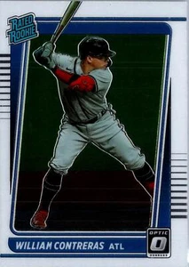 2021 Donruss Optic #80 William Contreras Pink - Picture 1 of 2