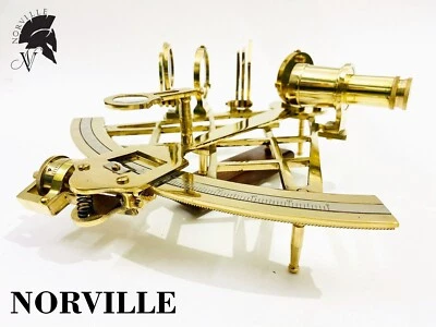 Nautical Brass 11" Sextant | Real Sextant | Working Sextant | Sextant Navigation - Image 1 of 4