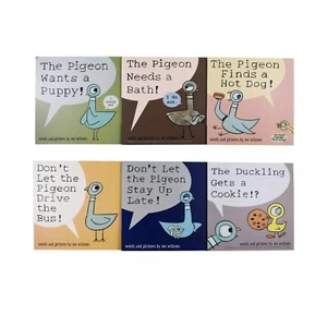 Don't Let the Pigeon Series 6 Books Paperback Set - Age 0-5 - By Mo Willems - Picture 1 of 3