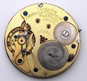 Deutsche Präzision-Uhrenfabrik Glashütte Uhrwerk 43,00mm mit Zifferblatt - Picture 1 of 3