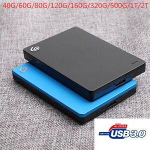 2TB External Hard Drive HDD USB3.0 External Storage Devices Laptop Desktop AY