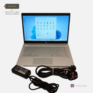 HP PAVILION LAPTOP 14-CE0XXX INTEL PRENTIUM 4415U 4GB RAM 128GB SSD COMPUTER - Afbeelding 1 van 11
