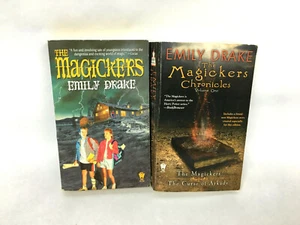 Lot Softcover 2 Books Magickers by Emily Drake PB Paperback Fantasy Chronicles - Picture 1 of 4