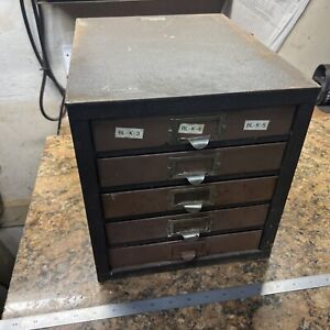 KENNEDY 5D 5 Drawer Machinist Parts Cabinet K304