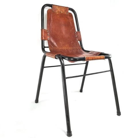 1 From 4 Charlotte Perriand Chair Model Les Arcs Bauhaus Stacking Chair Cover