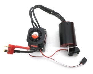 SURPASS HOBBY KK 80A ESC W/ 3300Kv RC Plus 4 Pole Sensorless Traxxas Castle - Picture 1 of 4