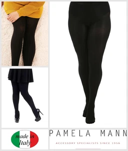 Pamela Mann Thick Tights One Size UK 8 10 12 14 Bamboo 120 Denier Opaque Soft - Picture 1 of 8