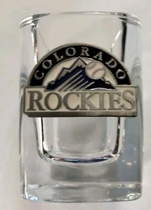 Colorado Rockies Shot Glass quadrato alto 2 1/2" - Foto 1 di 7