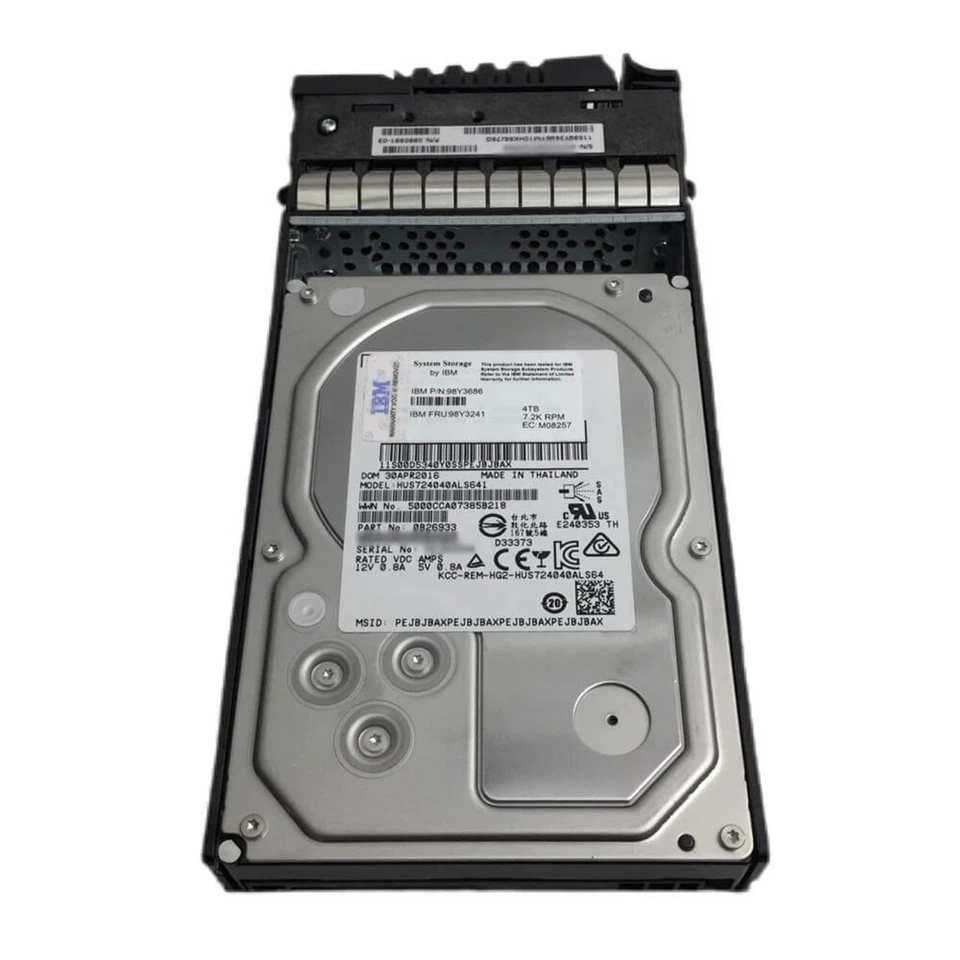 IBM 98Y3241 4TB 7.2K 3.5" SAS HDD - Enterprise Server Hard Drive - Image 1 of 1