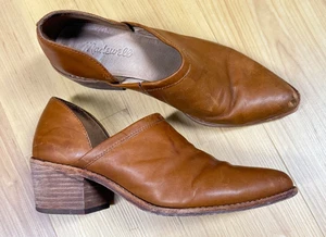 Madewell The Brady Lowcut Bootie US 7,5 Cognac Braun Leder Slipper Schuhe - Bild 1 von 14