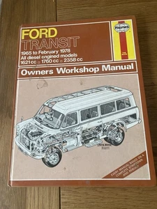 Haynes Ford Transit 1965- February 1978 All Diesel Engine Model Manual - Picture 1 of 5