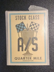 Vintage Quarter Mile Association Decal - Picture 1 of 4