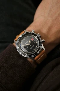 Vintage Croton Nivada Grenchen Chronomaster CASD, Valjoux 92,Serviced + Warranty - Picture 1 of 10