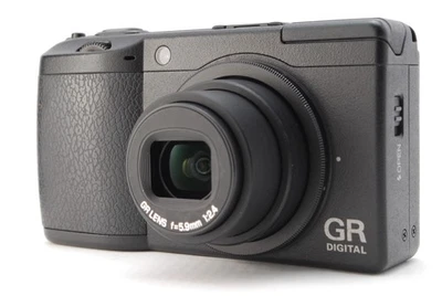 4600shot[Top MINT] Ricoh GR Digital II 10.1MP Black Compact Digital Camera JAPAN - Image 1 of 4