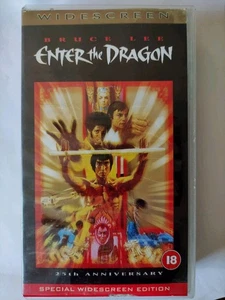 ENTER THE DRAGON (Widescreen 25th Anniversary Special Edition) 1973 Film VHS - Picture 1 of 7