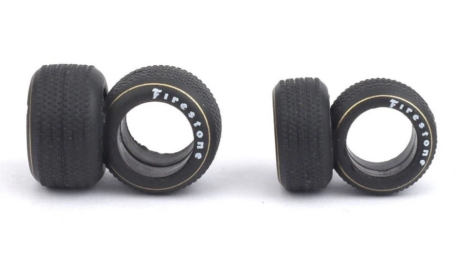 Set Gomme Pioggia Ferrari 312 F1 1968 1:43 Model F108 BRUMM - Immagine 1 di 1