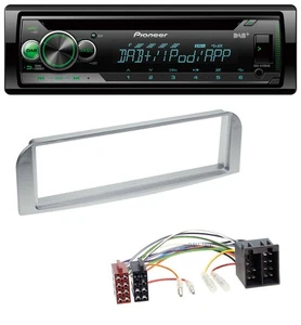 Pioneer USB MP3 DAB AUX CD Autoradio für Alfa Romeo 147, GT - silbergrau - Bild 1 von 7