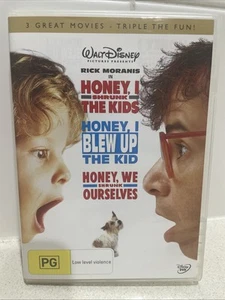 Honey I Shrunk the Kids Trilogy region 4 DVD (3 discs) family comedy movies - Picture 1 of 3