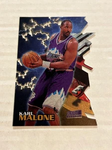 1997-98 TOPPS STADIUM CLUB KARL MALONE TRIUMVIRATE LUMINOUS JAZZ SSP G3 - Picture 1 of 2