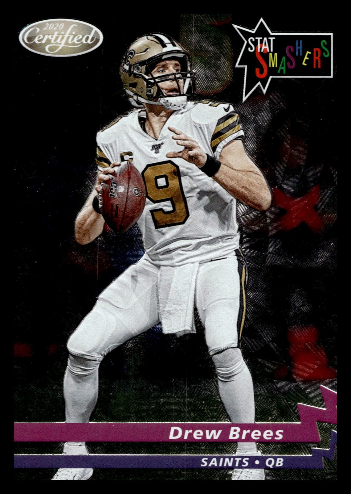 2020 Certified Stat Smashers #25 Drew Brees