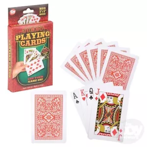 Tarjetas de juego Jumbo recubiertas de plástico - 3" x 5" - ¡Ideales para juegos de cartas! - Imagen 1 de 4