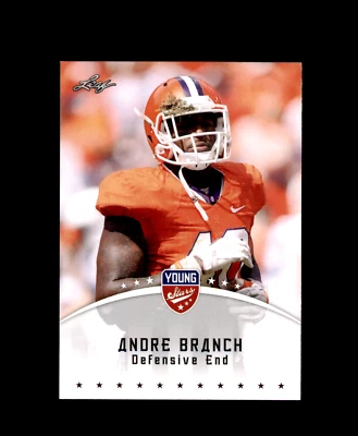 2012 Leaf Young Stars Draft #6 Andre Branch Clemson Tigers Jacksonville Jaguars - Image 1 of 2
