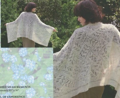 Forest Path Stole - Alpaca Yarn Company Knitting Pattern PT-59 - Pattern Only - Image 1 of 3