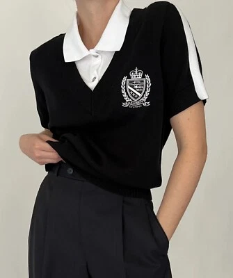 Top Ralph Lauren LRL Active para mujer escudo medio manga corta golf/tenis nuevo con etiquetas Foto 1 de 4