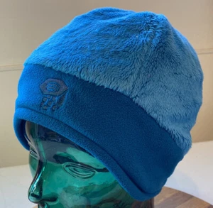WOMENS MOUNTAIN HARD WEAR AIR SHIELD PLUSH SOFT WINTER BEANIE HAT BLUE SIZE R O2 - Picture 1 of 2