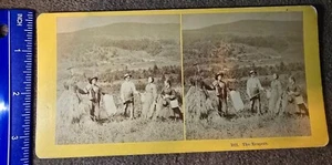 Vintage James Cremer Stereoscopic View The Reapers Karte - Bild 1 von 2