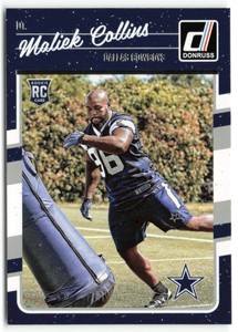 2016 Donruss Maliek Collins RC Dallas Cowboys #332 Rookie
