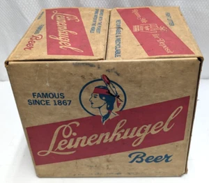 Vintage Leinenkugel Beer Empty Case 12 - 12oz Bottle Returnable Cardboard Box - Picture 1 of 9