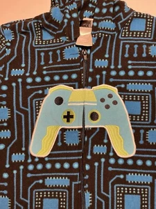 Boys Full Body Zip Pajamas  - Picture 1 of 7