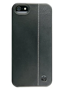 Trexta 18272 Duo Snap-On Leder Hülle für iPhone 5 & 5s Schwarz Neu - Bild 1 von 1