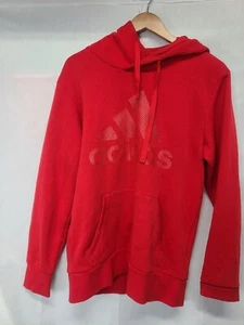 Sudadera con capucha para hombre Adidas talla M roja con logotipo - Imagen 1 de 3