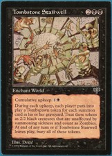Tombstone Stairwell Mirage PLD Black Rare MAGIC MTG CARD (ID# 247900) ABUGames